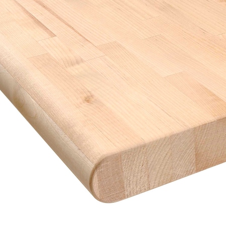 Global Industrial Workbench Top, Maple Boos Butcher Block Safety Edge, 48inWx36inDx1-3/4in Thick 607284